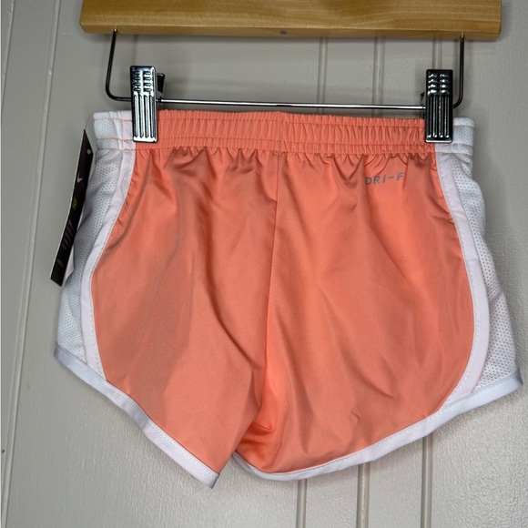 Nike Orange and White Athletic Shorts Dri-FIT Performance girls XS - Picture 4 of 10